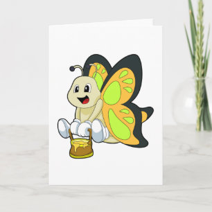 Butterfly with Honey Card