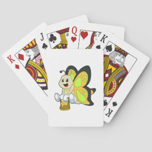 Butterfly with Honey Playing Cards