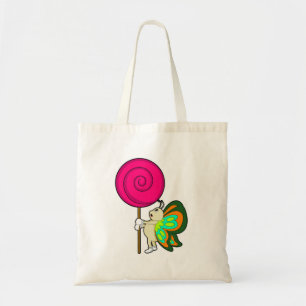 Butterfly with Lollipop Tote Bag