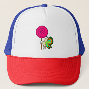 Butterfly with Lollipop Trucker Hat