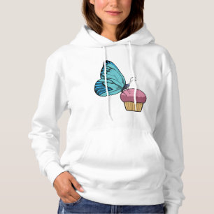 Butterfly with Muffin Hoodie