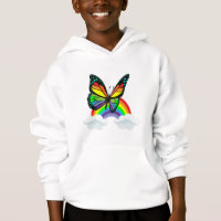 Butterfly with Rainbow