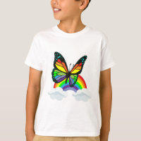 Butterfly with Rainbow