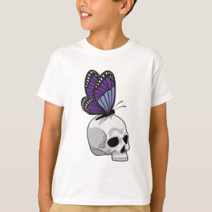 Butterfly with Skull T-Shirt