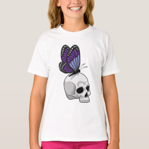 Butterfly with Skull T-Shirt