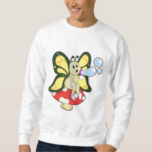 Butterfly with Soap bubbles Sweatshirt