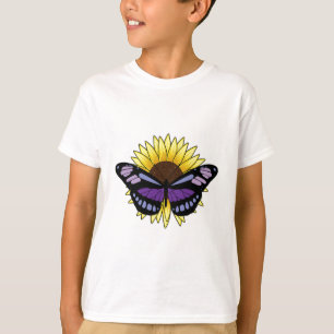 Butterfly with Sunflower T-Shirt