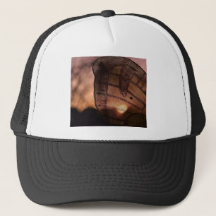 Butterfly with Sunset by Shirley Taylor Trucker Hat