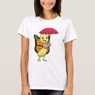 Butterfly with Umbrella T-Shirt