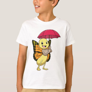 Butterfly with Umbrella T-Shirt