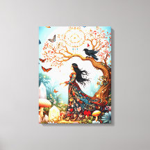 Butterfly Woman's Morning