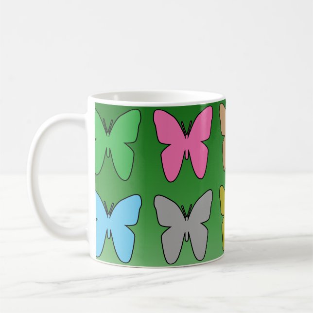 Butterfly world     coffee mug (Left)