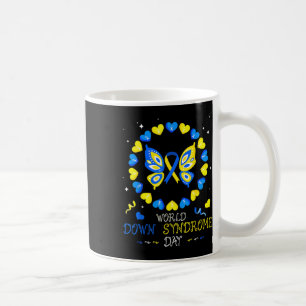 Butterfly World Down Syndrome Day Awareness Socks Coffee Mug