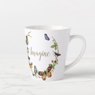 Butterfly Wreath Personalize Mug