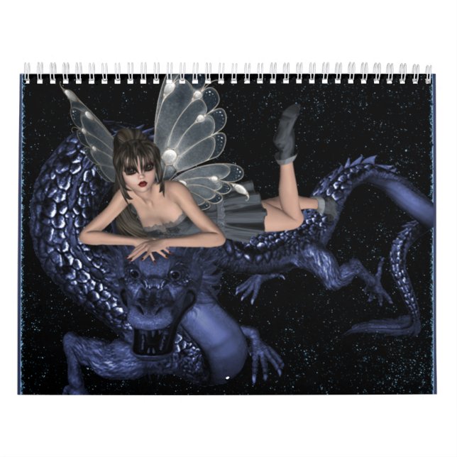 Butterflygirl Dragon Fantasy Calendar (Cover)