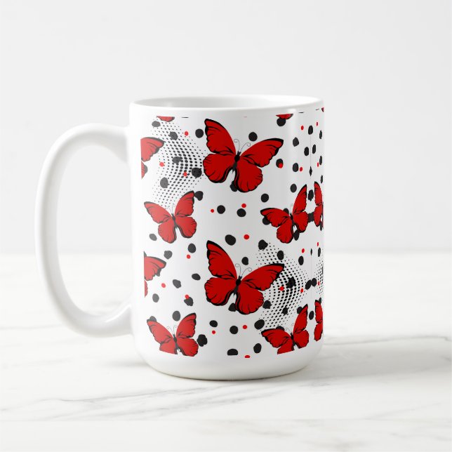 butterflys coffee mug (Left)