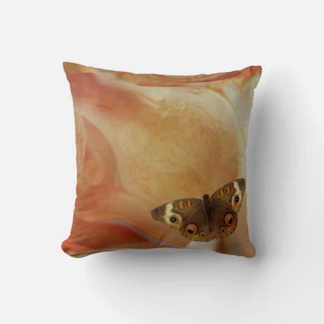 Butterfly's Confusion Throw Pillow (Front)