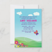 Butterfly's Flight Invitation