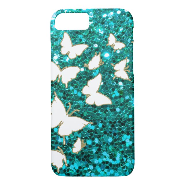 Butterly Bling Style Case-Mate iPhone Case (Back)