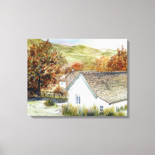 Buttermere Village, Lake District, England Canvas Print