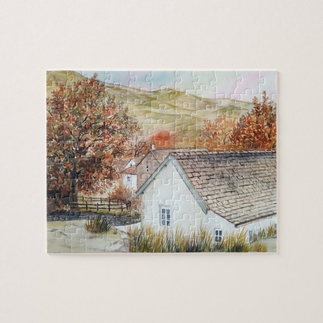 Buttermere Village, Lake District, England Jigsaw Puzzle (Horizontal)