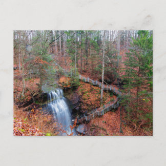 Buttermilk Falls, Indiana County, Pennsylvania Postcard
