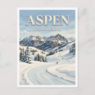 Buttermilk Mountain Aspen Colorado Postcard
