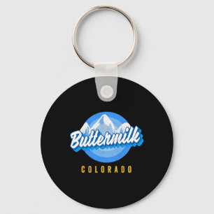 Buttermilk Snowboarding Co Ski Colorado Mountain S Keychain