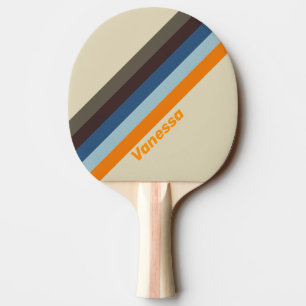 Butternut Fade Striped with Name Ping Pong Paddle