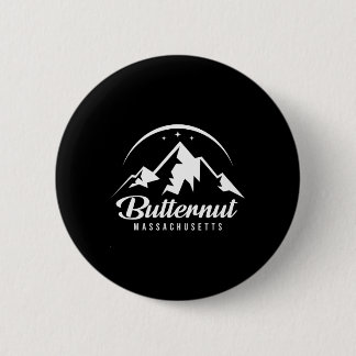 Butternut Machusetts Ski Resort Skiing Snowboardin 2 Inch Round Button