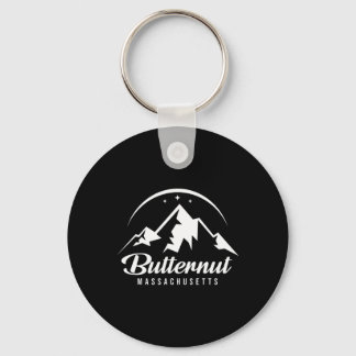 Butternut Machusetts Ski Resort Skiing Snowboardin Keychain