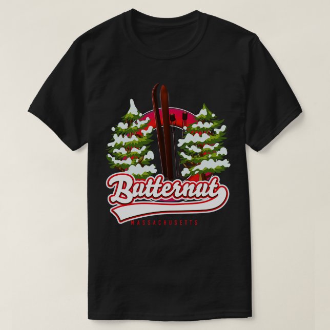 Butternut Massachusetts Ski T-Shirt (Design Front)