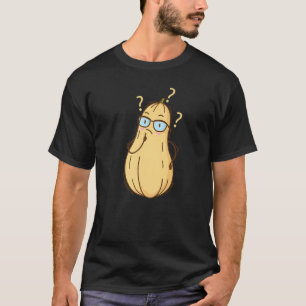 Butternut Nerd Pumpkin thinking T-Shirt