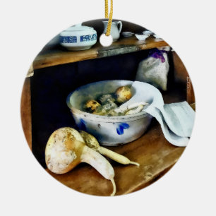 Butternut Squash in Kitchen Ceramic Ornament
