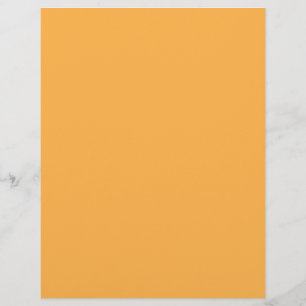 Butterscotch (solid colour) letterhead