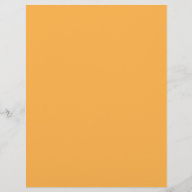 Butterscotch (solid colour)  letterhead (Front)