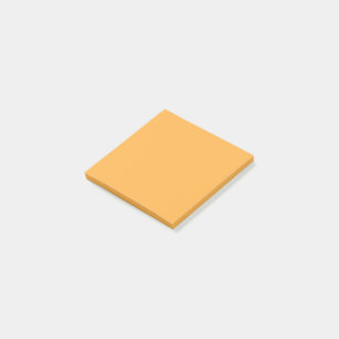 Butterscotch (solid colour) post-it notes
