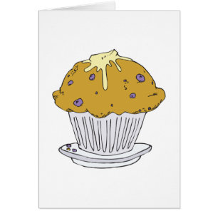 buttery blueberry muffin