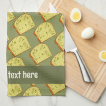 Buttery Garlic Bread with Herbs - Add Name / Text