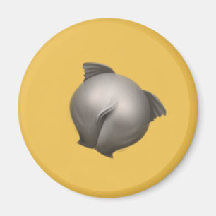 buttocks elephant magnet