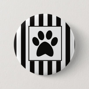 Buttom Patinha with stripes 2 Inch Round Button
