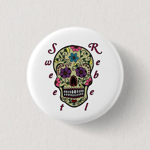 Button 1 1/4 Inch - Sweet Rebel