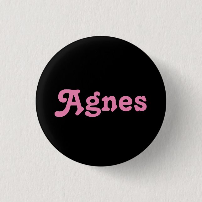 Button Agnes (Front)