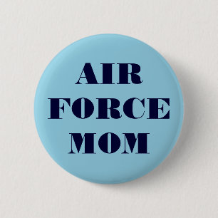 Button Air Force Mom