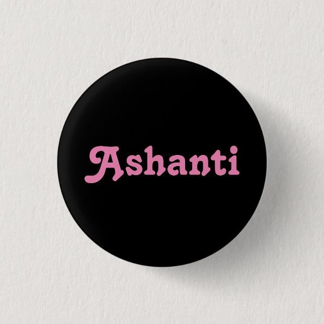 Button Ashanti (Front)