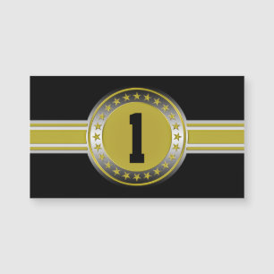 Button / Banner - Stars gold silver + your backgr.