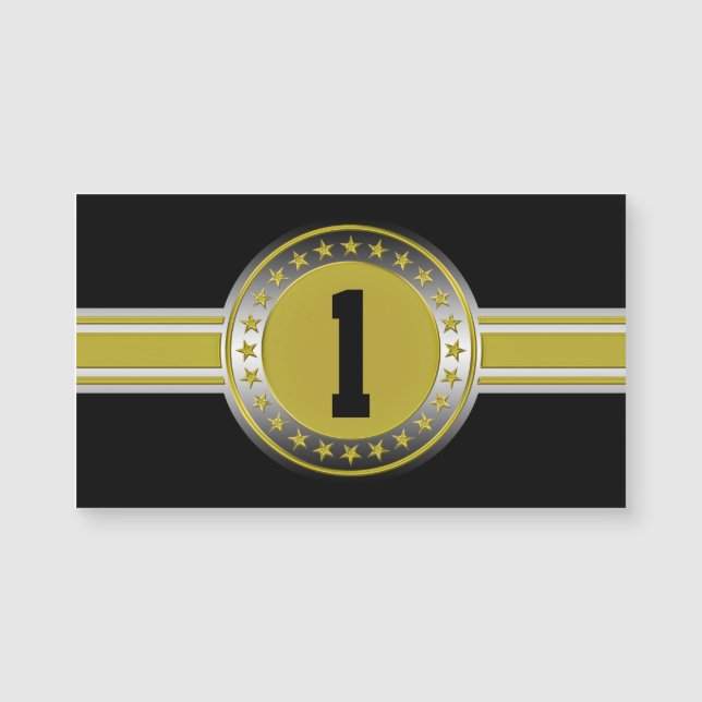 Button / Banner - Stars gold silver + your backgr. (Front)