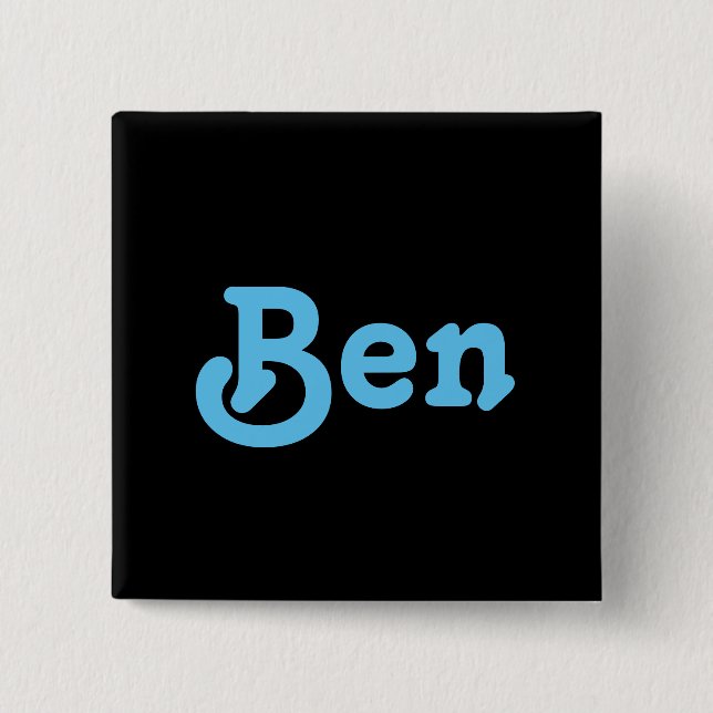 Button Ben (Front)