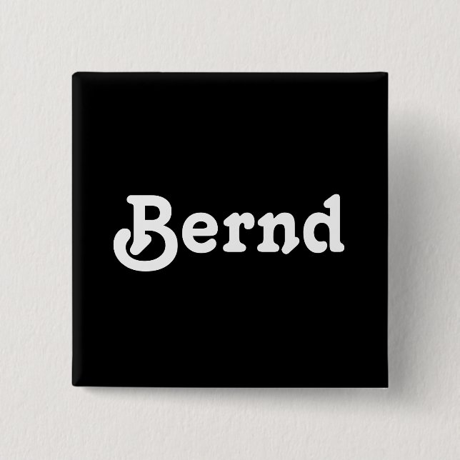 Button Bernd (Front)