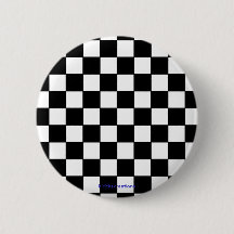 button - black & white checkers